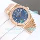 ZF Factory Swiss Copy Audemars Piguet Royal Oak 15500 Rose Gold 4302 Blue Face Watch (5)_th.jpg